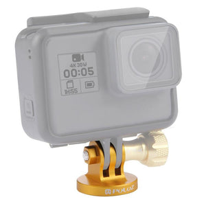 PULUZ Adattatore CNC per montaggio su treppiede con foro per vite da 1/4 di p...