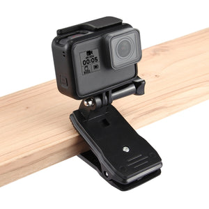 PULUZ 360 Grad drehbare Rucksackhalterungen mit Auslöseklemme, Halterung r...