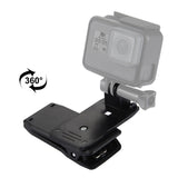 PULUZ 360 Grad drehbare Rucksackhalterungen mit Auslöseklemme, Halterung r...