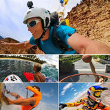 PULUZ 3 flache + 3 gebogene Aufkleber für GoPro Hero11 Black / HER...