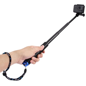 PULUZ Tragbares, ausziehbares Einbeinstativ für GoPro HERO10 Black / HERO9...