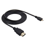 PULUZ 19-Pin-HDMI-auf-Micro-HDMI-Videokabel für GoPro Hero11 Black / HERO10 ...