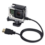 PULUZ 19-Pin-HDMI-auf-Micro-HDMI-Videokabel für GoPro Hero11 Black / HERO10 ...