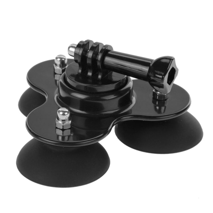 PULUZ Dreieckige Saugnapfhalterung mit Schraube für GoPro Hero11 Black / HERO10...