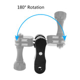 PULUZ CNC-Aluminium-Kugelgelenkhalterung mit 2 langen Schrauben für GoP...