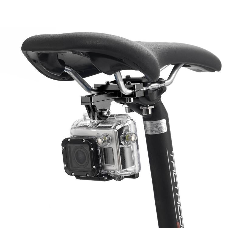 PULUZ Fahrradsitzkissenhalterung aus Aluminiumlegierung für GoPro Her...