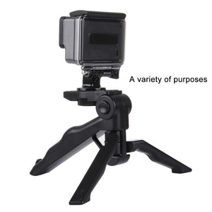 PULUZ Grip Faltbare Stativhalterung mit Adapter und Schrauben für GoPro ...