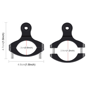 PULUZ Fahrradlenkeradapter Aluminiumhalterung für GoPro Hero11 Schwarz...