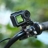 PULUZ Fahrradlenkeradapter Aluminiumhalterung für GoPro Hero11 Schwarz...