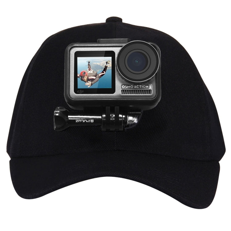 PULUZ Cappello da baseball con gancio a J e vite per supporto per GoPro, DJI ...