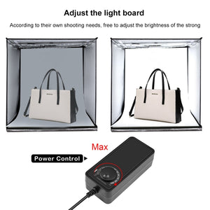 PULUZ Konstantstrom-LED-Netzteil für 40 cm Studiozelt, AC 110 V...