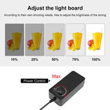 PULUZ Konstantstrom-LED-Netzteil für 80 cm Studiozelt, AC 110 V...