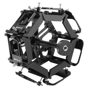 PULUZ 8-in-1-All-View-Panoramarahmen, Schutzkäfig aus Aluminiumlegierung, C...