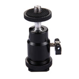 PULUZ Cold Shoe-Stativkopf 1/4" Stativschraubenkopf...