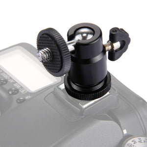 PULUZ Cold Shoe-Stativkopf 1/4" Stativschraubenkopf...