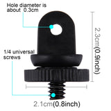PULUZ Mini-Stativadapter mit 1/4-Zoll-Schraube für GoPro Hero11...