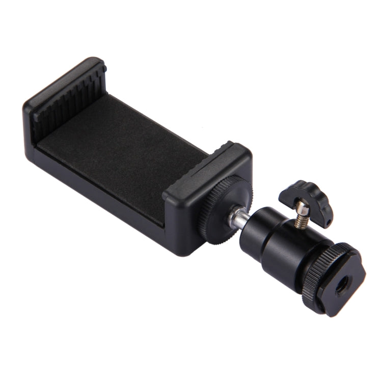 PULUZ Testa per treppiede Hot Shoe da 1/4 di pollice + Morsetto per treppiede...