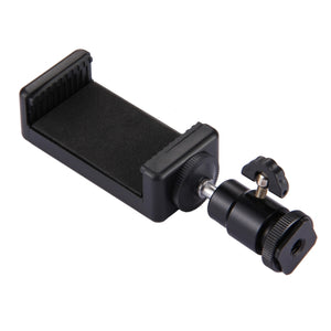 PULUZ Testa per treppiede Hot Shoe da 1/4 di pollice + Morsetto per treppiede...