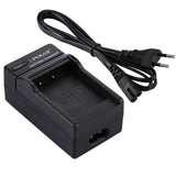 Casio NP-110 Akku-Ladegerät mit EU-Stecker und Kabel (Puluz ...