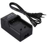PULUZ EU-Stecker-Akkuladegerät mit Kabel für Canon NB-11L Akku ...