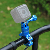 PULUZ Aluminium-Fahrradlenker-Adapterhalterung mit drehbarem ...