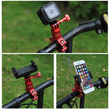 PULUZ Aluminium-Fahrradlenker-Adapterhalterung mit drehbarem ...