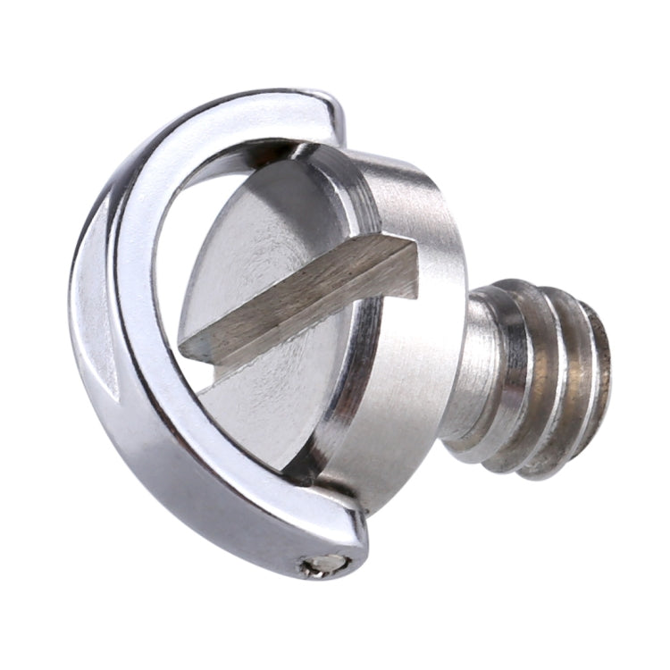 Vite con filettatura maschio PULUZ da 1/4 di pollice con anello a C per sganc...