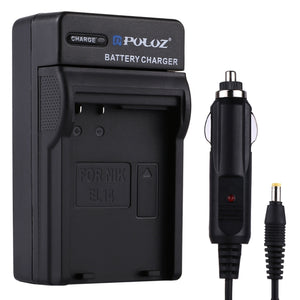 Caricabatteria da auto PULUZ per batterie fotocamera digitale Nikon