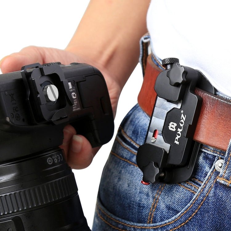 Clip per fotocamera PULUZ Clip a sgancio rapido in lega di alluminio con pias...