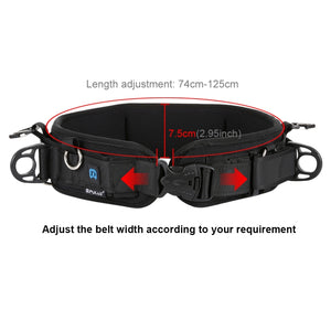 Ceinture multifonctionnelle PULUZ avec crochet pour appareil photo...