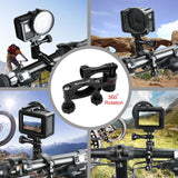 360-Grad-Drehung Aluminium-Lenkerhalterungsadapter für GoPro