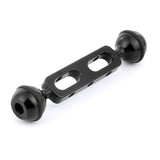 PULUZ 5,1 Zoll 13 cm Doppelkugelarm aus Aluminiumlegierung, Durchm...