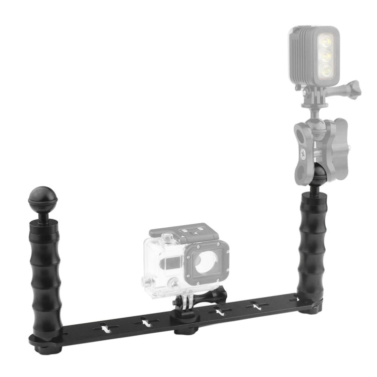 Tragbarer Doppel-Selfie-Einbeinstativständer aus CNC-Aluminium von Puluz ...