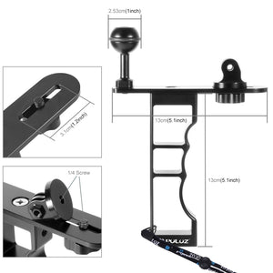 PULUZ Supporto portatile per fotografia subacquea con una sola mano in allumi...