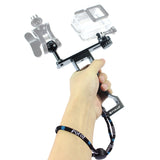 PULUZ Supporto portatile per fotografia subacquea con una sola mano in allumi...