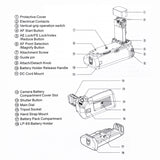PULUZ Vertikaler Batteriegriff für Canon EOS 6D Mark II...