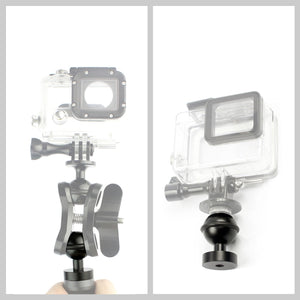 PULUZ Supporto adattatore per testa a sfera in alluminio CNC per GoPro Hero11...