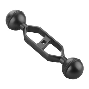 Bras à double rotule en alliage d'aluminium PULUZ 5,0 pouces 12,6 cm, diam...