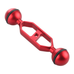 Bras à double rotule en alliage d'aluminium PULUZ 5,0 pouces 12,6 cm, diam...