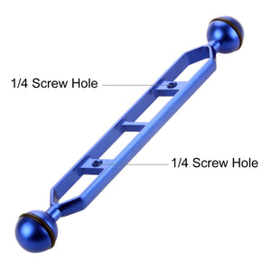 PULUZ 9,0 Zoll 22,8 cm Doppelkugelarm aus Aluminiumlegierung, Durchm...