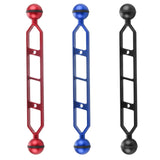 PULUZ 9,0 Zoll 22,8 cm Doppelkugelarm aus Aluminiumlegierung, Durchm...