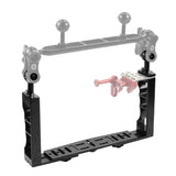 PULUZ Einstellbare CNC-Aluminium-Doppellampenarmhalterung für...