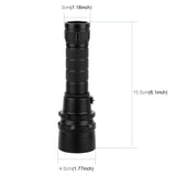 PULUZ 1000LM LED-Taschenlampe aus Aluminiumlegierung für 50 m Tiefe...