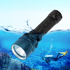 PULUZ 1000LM LED-Taschenlampe aus Aluminiumlegierung für 50 m Tiefe...