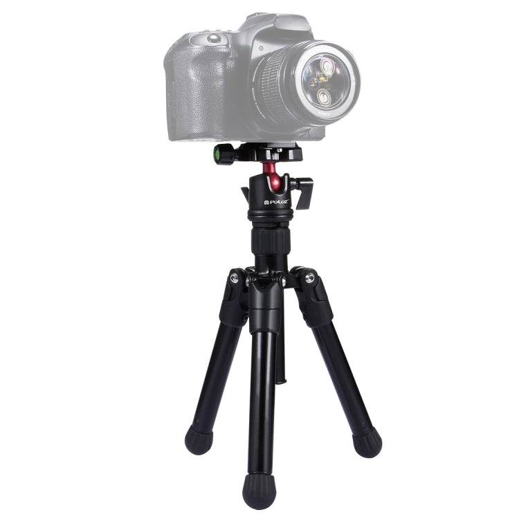 PULUZ Pocket Mini Microspur Foto Treppiede in lega di magnesio con testa a sf...