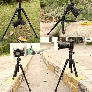 PULUZ Pocket Mini Microspur Foto Treppiede in lega di magnesio con testa a sf...