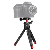 PULUZ Mini treppiede da tavolo tascabile in metallo con testa a sfera a 360 g...
