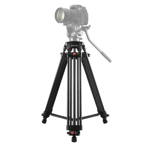 Professionelles Hochleistungs-Videokamerastativ aus Aluminiumlegierung, Stativ