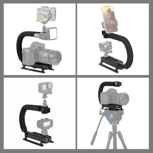 Tragbarer Handheld-DV-Halterungsstabilisator in U/C-Form für alle ...