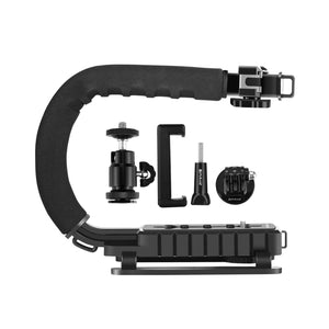 Tragbares DV-Stabilisator-Set in U/C-Form von PULUZ mit Stativkopf ...